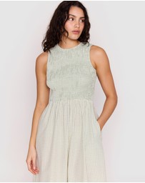 MINKPINK - Sabrina Tie Back Midi Dress