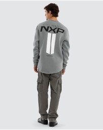 Nena & Pasadena - Crew Dual Curved Sweater
