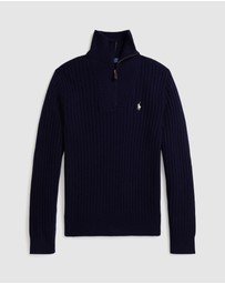 Polo Ralph Lauren - Rib-Knit Wool-Cotton Sweater