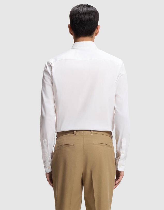 BOSS - Slim-Fit Shirt in Cotton-Blend Poplin