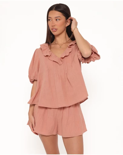 Petal & Pup - Felicity Short Set - Dusty Rose