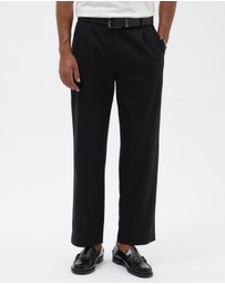 AERE - Pleated Wool Blend Trousers