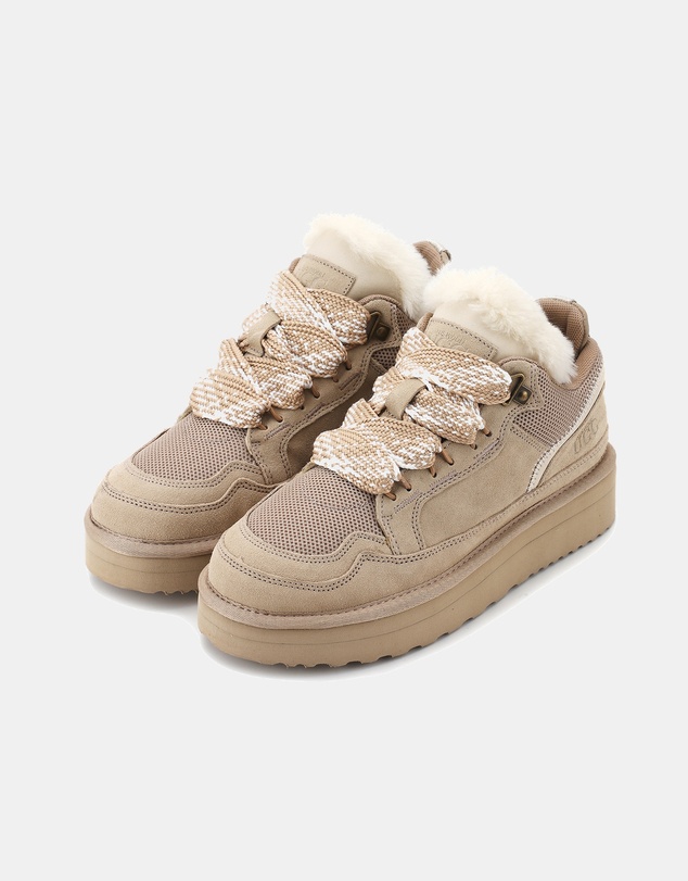 AusWooli Ugg Boots - Hamilton Sheepskin Wool Urban Chic Lace Sneakers