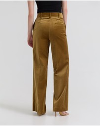 Oxford - Lydia Stretch Velvet Pants