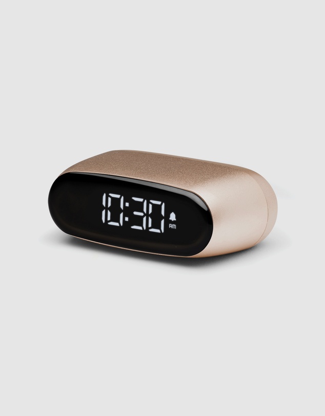 Lexon - Lexon Minut Mini Alarm Clock - Gold