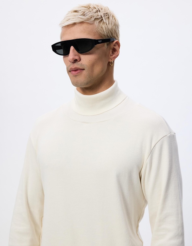 Surrounded By Ghosts - The Atacamite Slim Rib Knit Turtle Neck T-Shirt