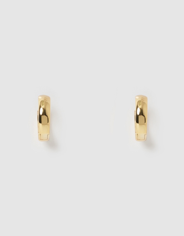 Izoa - Midnight Mini Hoop Earrings