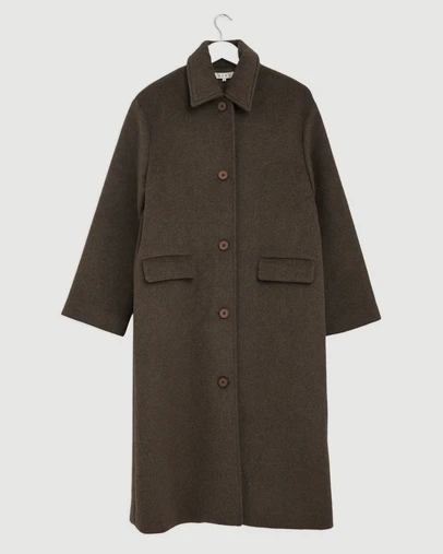 Revibe - Repaired AERE Cassie Wool Blend Coat - AU 8