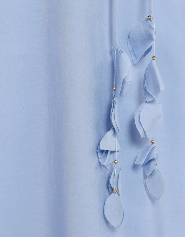 Petal & Pup - Della Midi Dress - Pale Blue