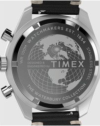 TIMEX - Waterbury Traditional Chronograph 41mm Leather Strap Watch