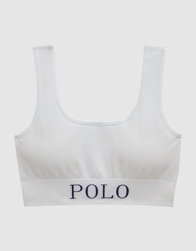 Polo Ralph Lauren - Ribbed Wireless Cropped Tank Top Bra
