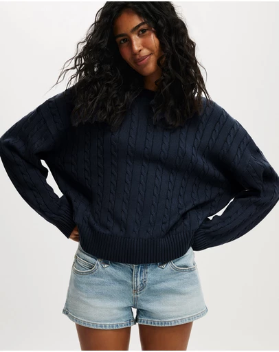 Cotton On - Cotton Crew Neck Sweater