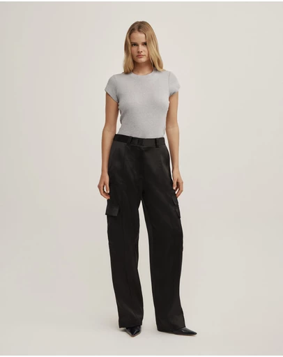 Witchery - Satin Cargo Pant