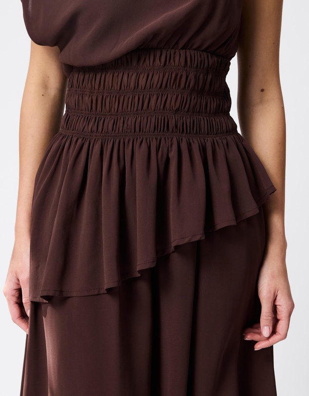 Tussah - Valentina Off The Shoulder Shirred Detail Top