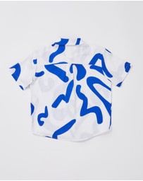 Subtitled - Girls Charlie Swirl Short Sleeve Shirt