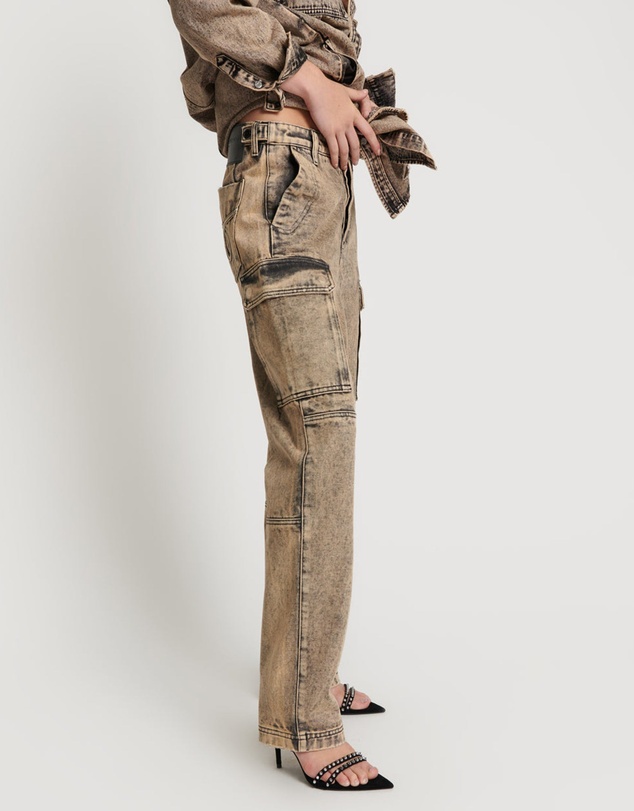 ONE TEASPOON - Rust Cargo Motion Pants