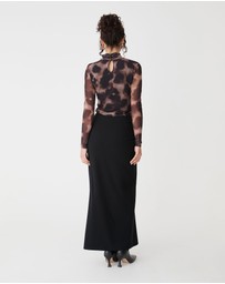 Forcast - Dasha Ruched Bamboo Skirt