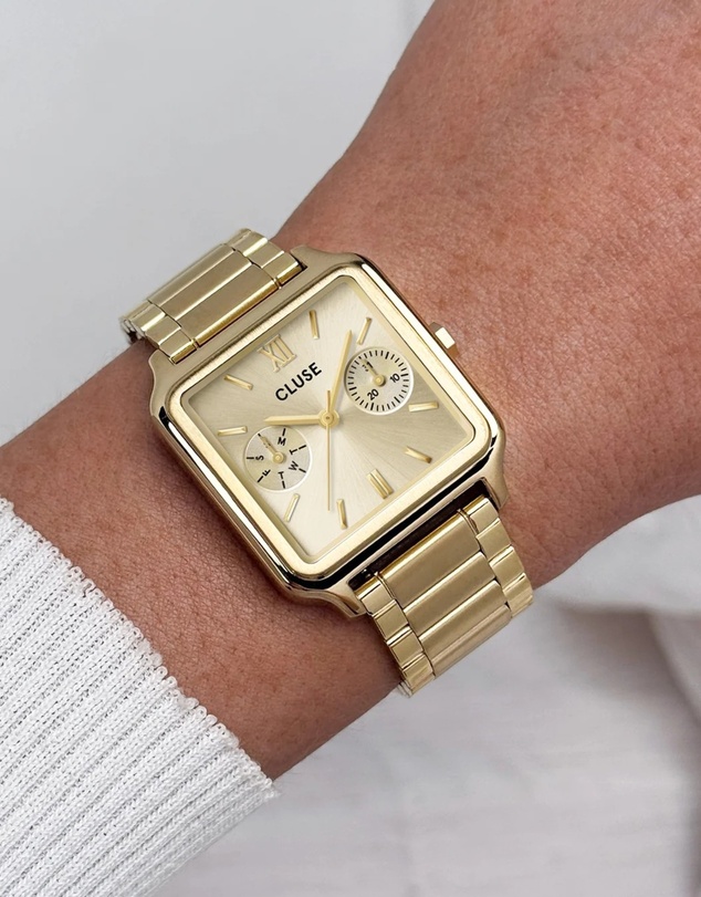 Cluse - CLUSE Gracieuse Multifunction, Steel, Gold, Gold Colour