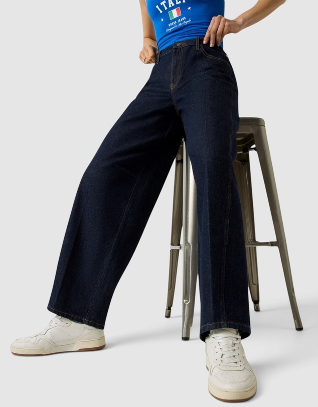 GUESS Jeans - GUESS JEANS High-Rise Barrel Jeans