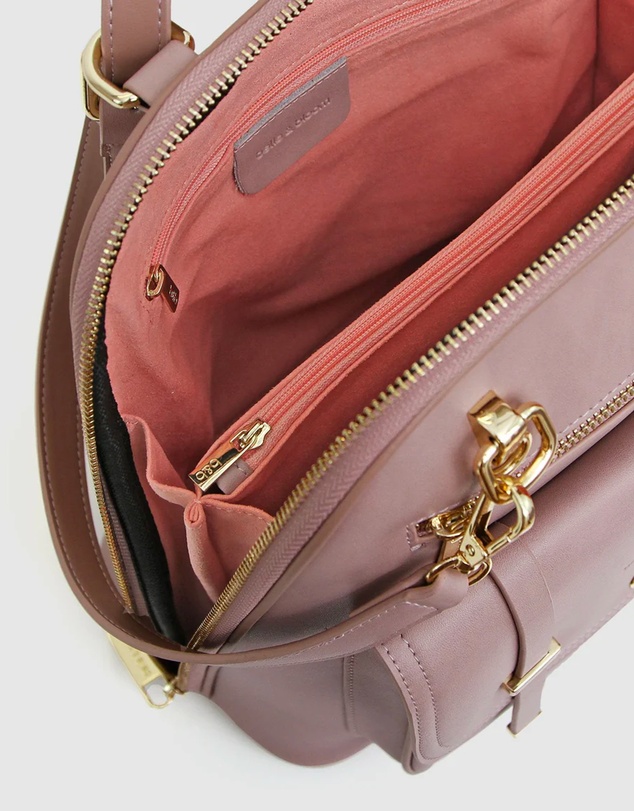 Belle & Bloom - 5th Ave Leather Backpack