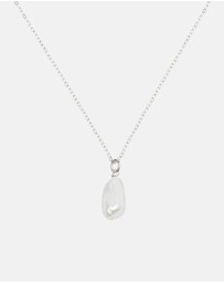 SAINT VALENTINE - Keshi Pearl Necklace - Silver