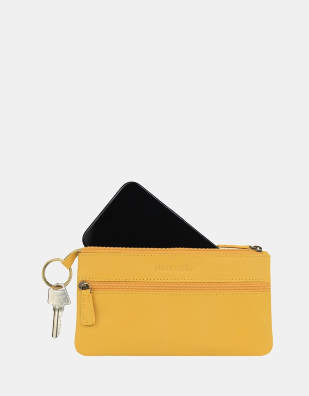 Pierre Cardin - Pierre Cardin Genuine Leather Coin Purse