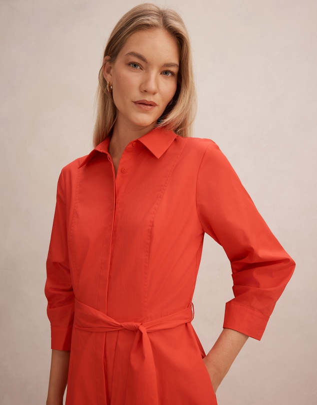 Forever New - Sally Cotton Shirt Midi Dress