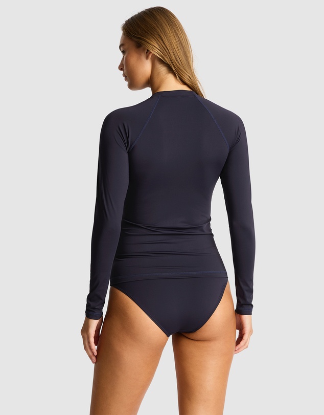 Sea Level Australia - Essentials Long Sleeve Rash Vest - Full Zipper