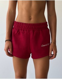 SSAINT - SŚAINT Sport Track Shorts Cherry