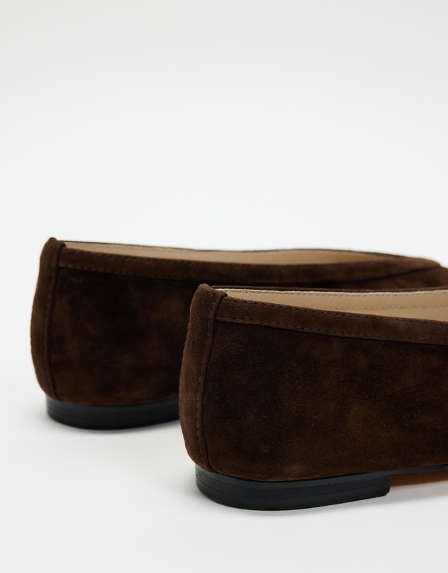 AERE - Tori Suede Ballet Flats
