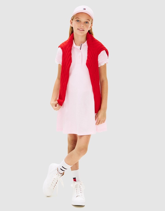 Tommy Hilfiger - Pleated Polo Dress - Teens