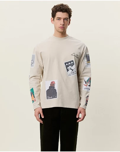 Les Deux - Stamp LS T-Shirt