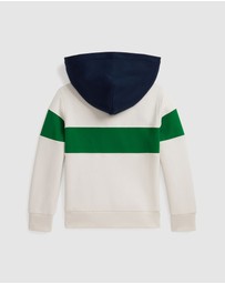 Polo Ralph Lauren - Logo Fleece Rugby Hoodie - ICONIC EXLCUSIVE - Babies-Kids