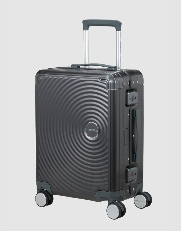 American Tourister - Soundbox Alu Carry-On Tsa Suitcase Expandable (55Cm)