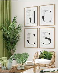 Olive et Oriel - Coffee Art Print