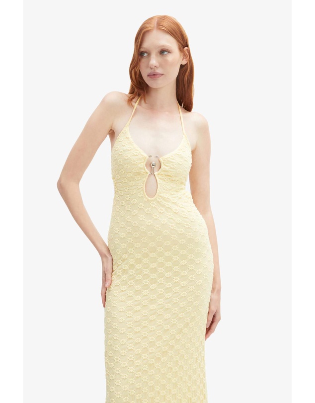Bardot - Rosala Halter Lace Maxi Dress