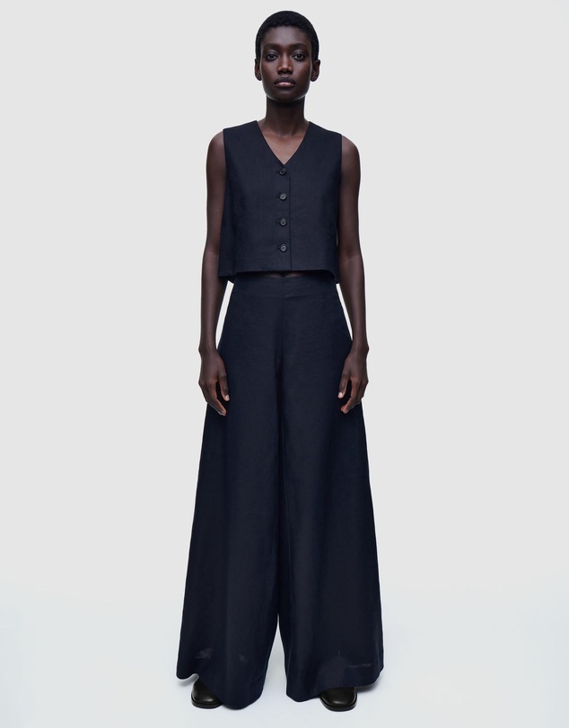 COS - Cropped Linen Waistcoat