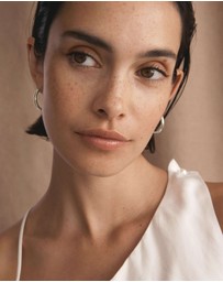 SAINT VALENTINE - Classic Hoops Medium - Silver