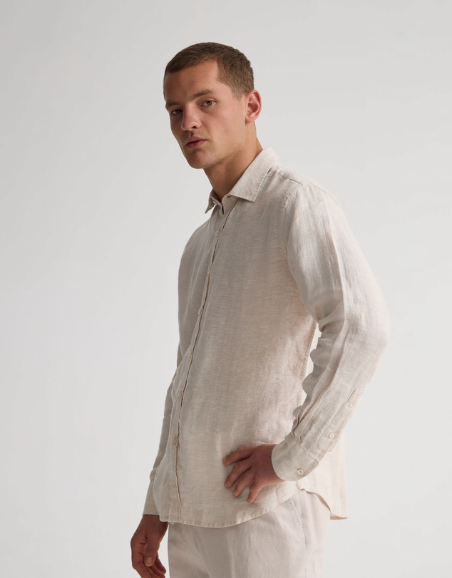 Oxford - Cooper Ls Organic Linen Shirt