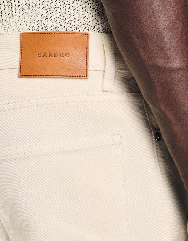 Sandro - Regular Ecru Jeans