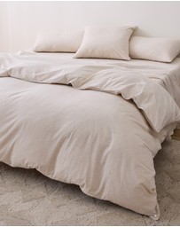 Sheet Society - Leo Washed Cotton Quilt Cover Set