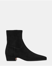Steve Madden - Dusty Black Suede Boots