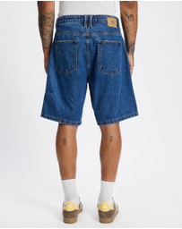Thrills - Mid Slacker Relaxed Long Denim Shorts