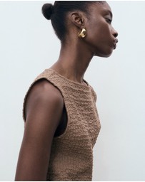 M.N.G - Fitted Textured Dress