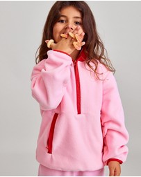 Sonnie - Lini Fleece - Baby Pink/ Red