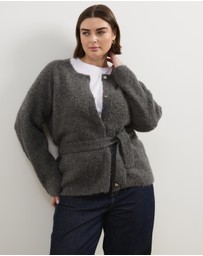 Atmos&Here Curvy - Jovie Boucle Knit Cardigan