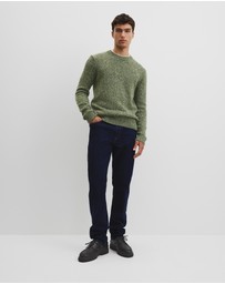 Country Road - Merino Wool Blend Crew Neck Knit
