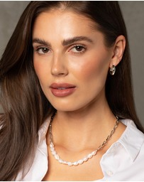 Mestige - De Sol Hoops - Silver Plated