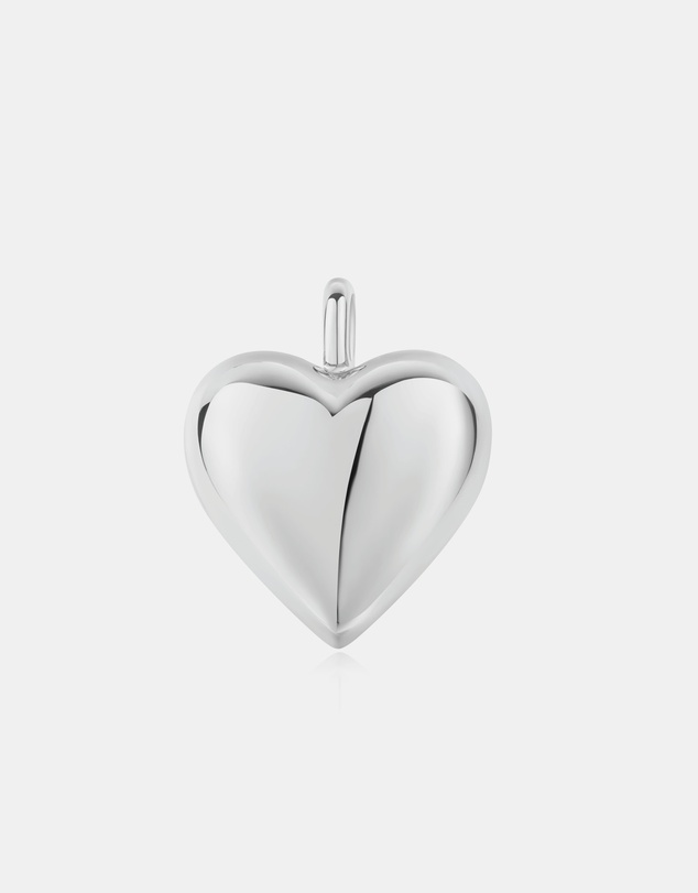 Ania Haie - Silver Dome Heart Charm