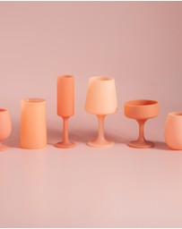 porter green - swepp | silicone unbreakable wine glasses